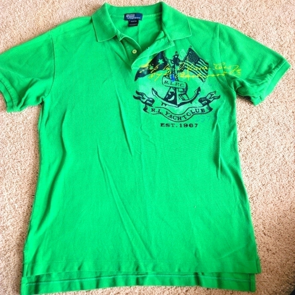 2/$20 Ralph Lauren Yacht Club Polo Shirt M 12/14